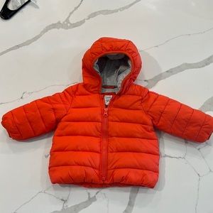 Classic orange Baby Gap puffer coat